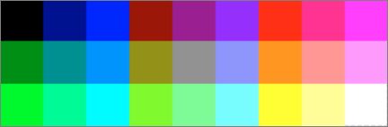 The CPC 27-color palette