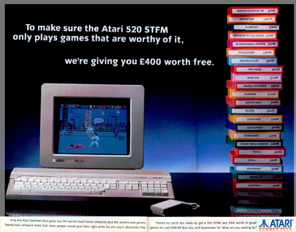 Atari ST advertisement