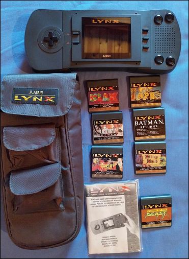 Atari Lynx I and several games (Collection)