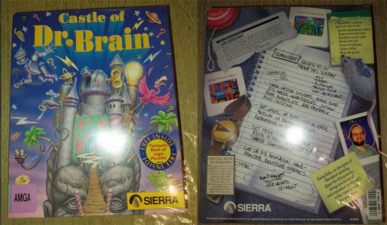 Castle of Dr Brain )Sealed -Front and Back)
